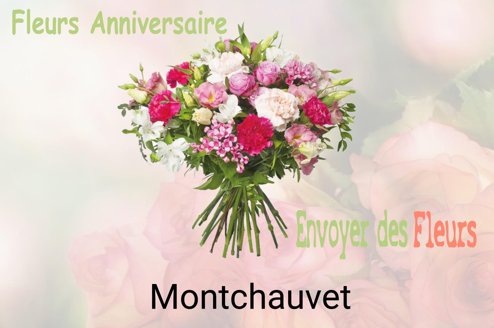 Bouquet de fleurs d’anniversaire livré à Montchauvet