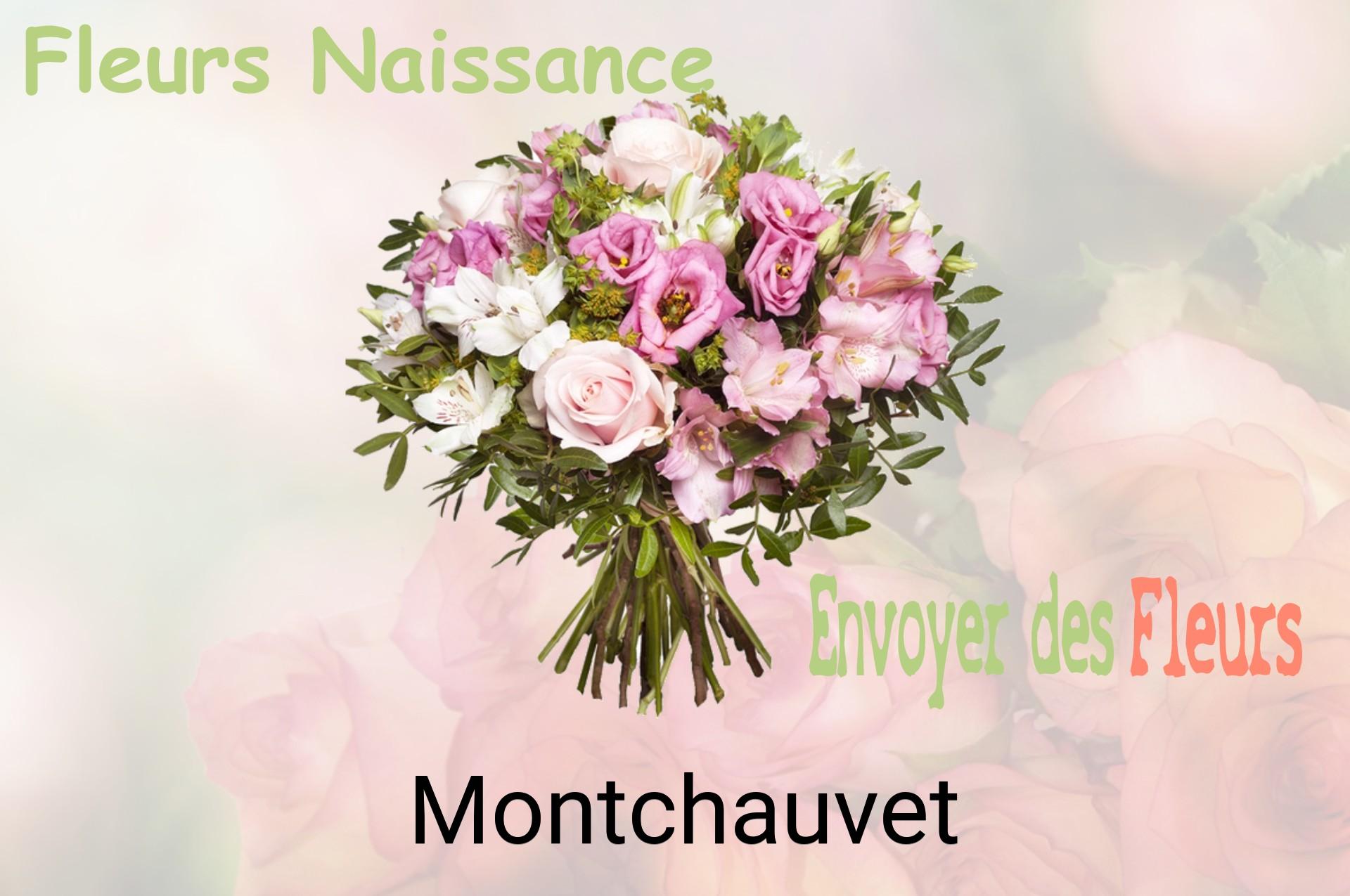 Bouquet de fleurs de naissance livré à Montchauvet